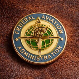 FAA Federal Aviation Administration Vintage Lapel Pin